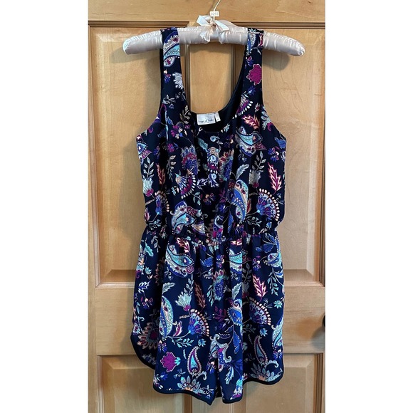 EUC, kaya di koko Women's Sz Medium Romper in Paisley Pattern, Pretty! - Picture 1 of 11
